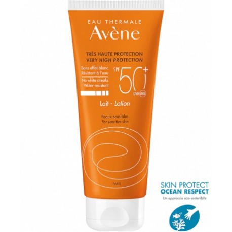 Avene Solare Latte SPF 50+ protezione molto alta con acqua termale 100 ml