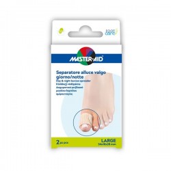 Master-aid Foot Care Separatore alluce valgo giorno e notte taglia L 2 pezzi