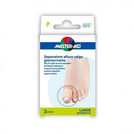 Master-aid Foot Care Separatore alluce valgo giorno e notte taglia L 2 pezzi