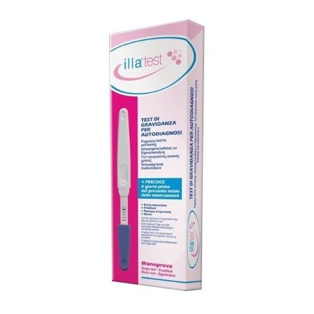 Illa Test di Gravidanza per Autodiagnosi Precoce Monoprova 1 Stick Illa Test di Gravidanza per Autodiagnosi Precoce Monoprova 1 Stick
