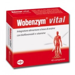 Wobenzym Vital 40 Compresse - Integratore per Ossa e Articolazioni