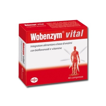 Wobenzym Vital 40 Compresse - Integratore per Ossa e Articolazioni Wobenzym Vital 40 Compresse - Integratore per Ossa e Articolazioni
