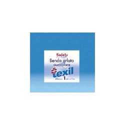 Safety Prontex Texil Benda auricolare di garza idrofila 1 cm x 5 m