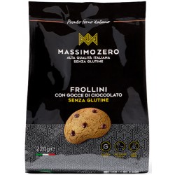 Massimo Zero Frollini con gocce di cioccolato senza glutine 200 g