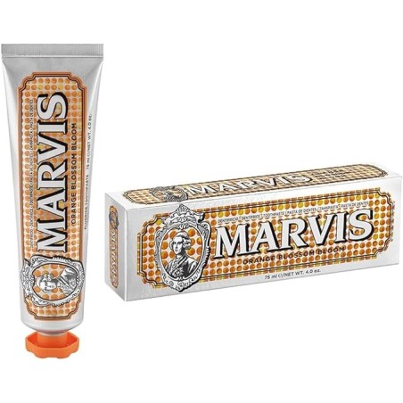Marvis Orange Blossom Bloom C dentifricio gusto fiori d'arancio e menta 75 ml Marvis Orange Blossom Bloom C dentifricio gusto fiori d'arancio e menta 75 ml