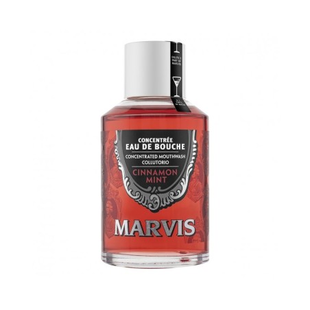 Marvis Eau De Bouche Cinnamon Mint collutorio menta e cannella 120 ml Marvis Eau De Bouche Cinnamon Mint collutorio menta e cannella 120 ml