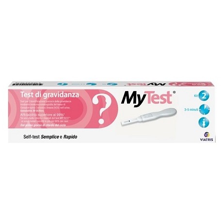 Mylan Mytest Test Di Gravidanza Rapido Hcg 2 pezzi