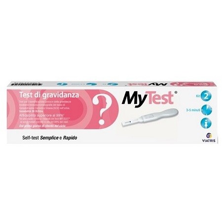 Mylan Mytest Test Di Gravidanza Rapido Hcg 2 pezzi Mylan Mytest Test Di Gravidanza Rapido Hcg 2 pezzi