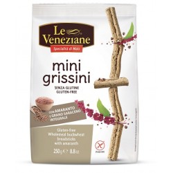 Molino di Ferro Le Veneziane Minigrissini di grano saraceno integrale con amaranto 250 g