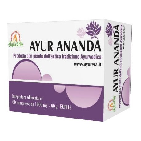 Ayur Ananda 60 compresse - Integratore per il benessere mentale