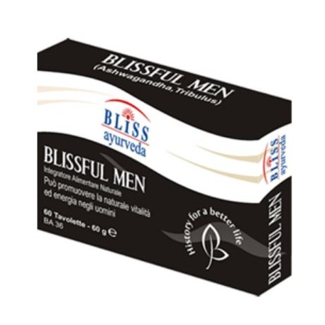 Bliss Ayurveda Blissful Men 60 compresse - Integratore tonico adattogeno