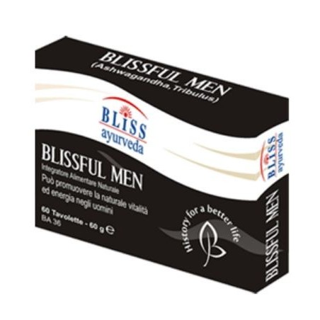 Bliss Ayurveda Blissful Men 60 compresse-Integratore tonico adattogeno Bliss Ayurveda Blissful Men 60 compresse-Integratore tonico adattogeno