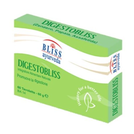 Bliss Ayurveda Digestobliss 60 compresse - Integratore digestivo e per i gas intestinali