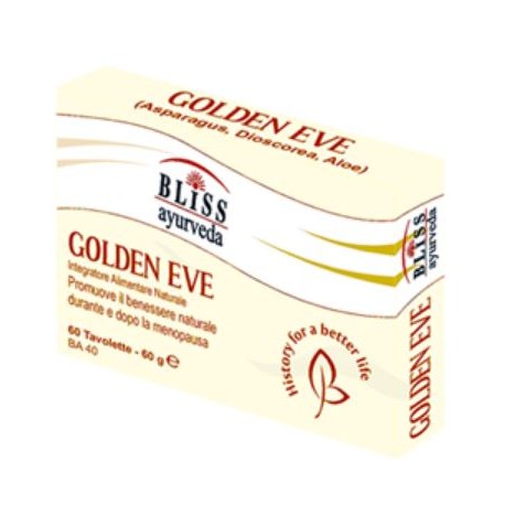Bliss Ayurveda Golden Eve 60 compresse - Integratore per ciclo mestruale e menopausa
