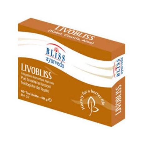 Bliss Ayurveda Livobliss 60 compresse - Integratore per la funzionalità digestiva