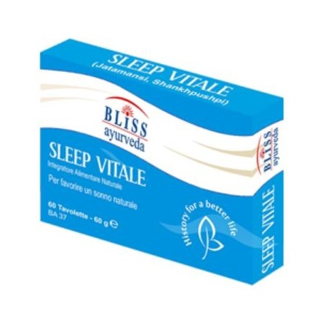 Bliss Ayurveda Sleep Vitale 60 compresse - Integratore rilassante Bliss Ayurveda Sleep Vitale 60 compresse - Integratore rilassante