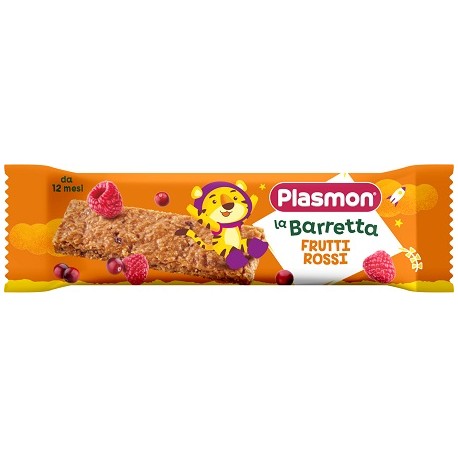 Plasmon La Barretta Frutti Rossi snack per bambini merenda frutta e cereali 20 g