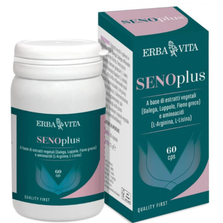 Erba Vita Linea Donna Seno Plus integratore per la crescita del seno 60 capsule Erba Vita Linea Donna Seno Plus integratore per la crescita del seno 60 capsule