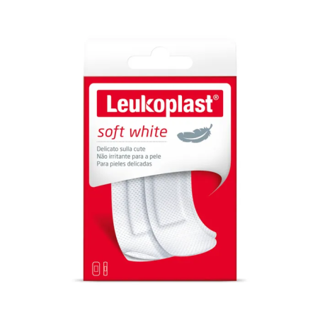 Leukoplast Soft White Cerotti delicati sulla pelle 20 pezzi assortiti Leukoplast Soft White Cerotti delicati sulla pelle 20 pezzi assortiti