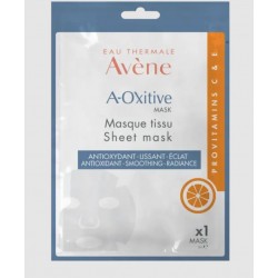 Avène A-oxitive Maschera viso in tessuto SOS antiossidante pelle rimpolpata 1 pezzo