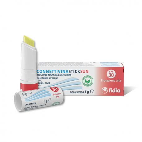 Connettivinasticksun stick labbra protettivo dalle scottature SPF30 3 g