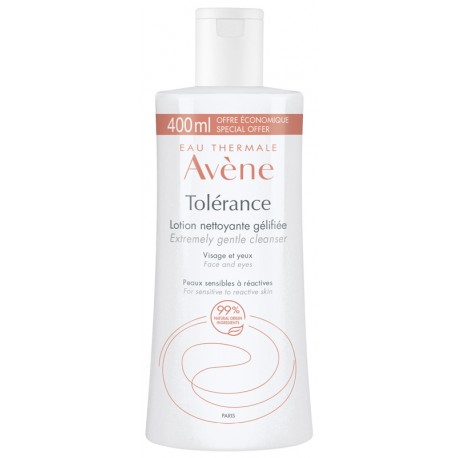 Avène Tolérance Lozione detergente struccante viso pelle sensibile reattiva 400 ml