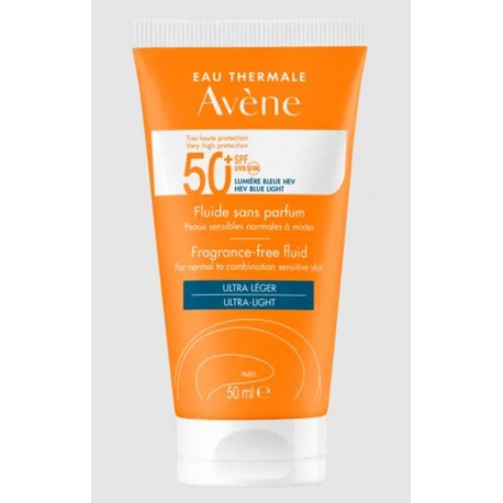 Avene Fluido viso protezione solare molto alta SPF50+ pelle normale mista 50 ml