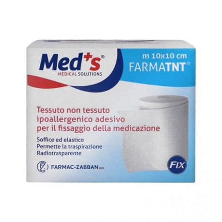 Meds Cerotto in tessuto non tessuto ipoallergenico adesivo 10 m x10 cm