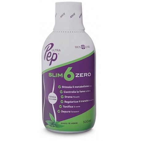 Bios Line Ultra Pep Slim 6 Zero Tè Verde Integratore per il Metabolismo 500ml