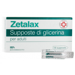 Zetalax Supposte Adulti 18 Pezzi