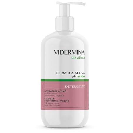 Vidermina Clx Attiva Detergente Intimo Antimicrobico ph 5,5 500 ml Vidermina Clx Attiva Detergente Intimo Antimicrobico ph 5,5 500 ml