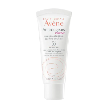 Avene Antirougeurs Giorno Emulsione Lenitiva SPF30 protezione viso pelle mista 40 ml