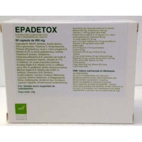 Oti Epadetox integratore depuratore per il fegato 60 capsule Oti Epadetox integratore depuratore per il fegato 60 capsule