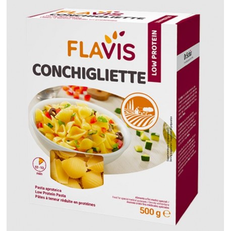 Dr. Schar Flavis Conchigliette Aproteiche basso contenuto di proteine 500 g