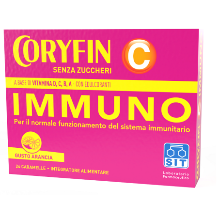 Coryfin C Immuno integratore per il sistema immunitario 24 caramelle Coryfin C Immuno integratore per il sistema immunitario 24 caramelle