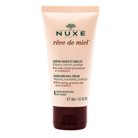 Nuxe Reve de Miel Crema mani e unghie con miele oli preziosi e vitamina E 50 ml Nuxe Reve de Miel Crema mani e unghie con miele oli preziosi e vitamina E 50 ml