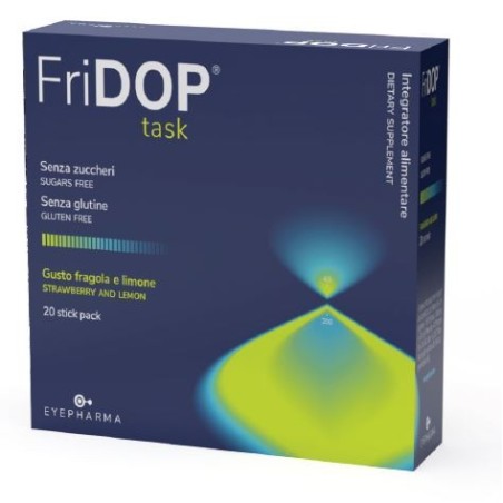 Fridop Task 20 stick pack - Integratore per il benessere della vista Fridop Task 20 stick pack - Integratore per il benessere della vista