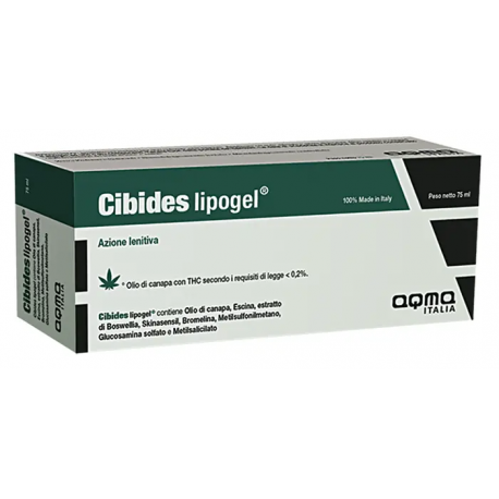 Cibides Lipogel azione lenitiva e di sollievo per dolori 75 ml