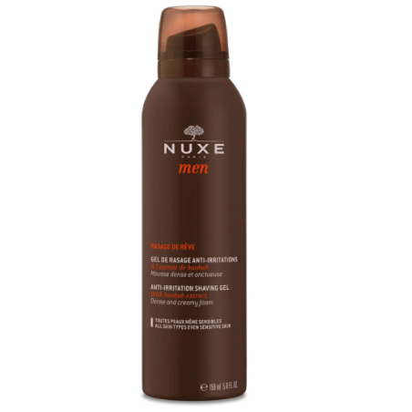 Nuxe Men Gel da rasatura anti irritazioni al legno di sandalo 150 ml Nuxe Men Gel da rasatura anti irritazioni al legno di sandalo 150 ml