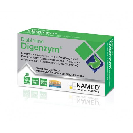 Disbioline Digenzym integratore per funzione digestiva epatica 30 compresse