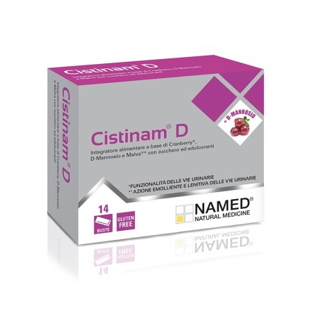 Named Cistinam D Integratore per le vie urinarie 14 bustine Named Cistinam D Integratore per le vie urinarie 14 bustine