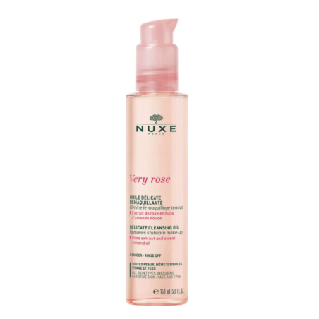 Nuxe Very Rose Olio struccante delicato alla rosa viso e occhi 150 ml