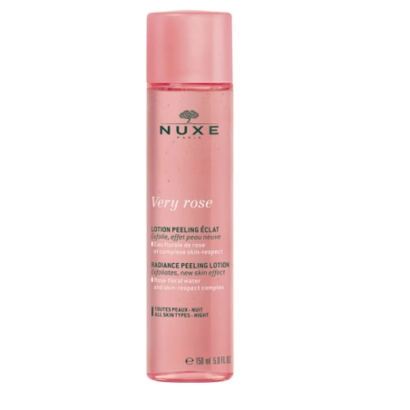 Nuxe Very Rose Lozione peeling esfoliante illuminante 150 ml Nuxe Very Rose Lozione peeling esfoliante illuminante 150 ml