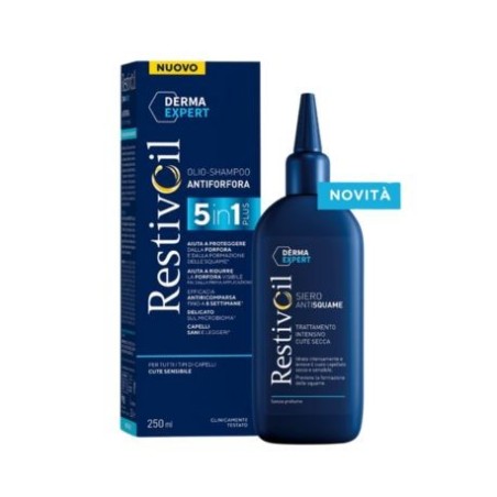 Restivoil Derma Expert Sistema antiforfora Shampoo + Siero antisquame Restivoil Derma Expert Sistema antiforfora Shampoo + Siero antisquame