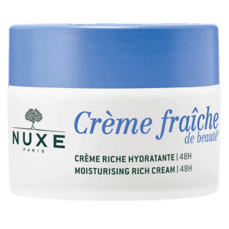 Nuxe Creme Fraiche Crema viso idratante e rimpolpante RICCA 48 ore pelle secca 50 ml