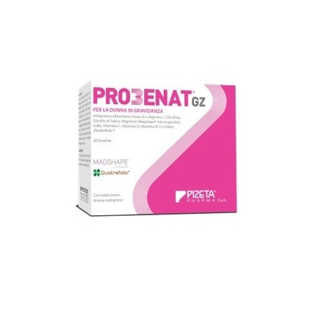Pizeta Pharma Probenat Gz integratore per il sistema vascolare della donna in gravidanza 30 bustine 3 g Pizeta Pharma Probenat Gz integratore per il sistema vascolare della donna in gravidanza 30 bustine 3 g