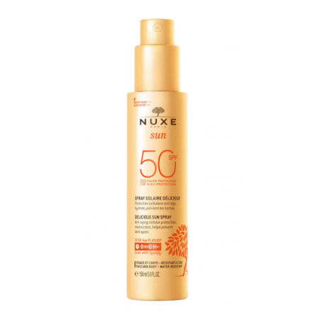 Nuxe Sun Spray solare viso e corpo alta protezione SPF 50 profumato 150 ml