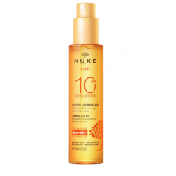 Nuxe Sun Olio abbronzante bassa protezione SPF10 viso e corpo 150 ml
