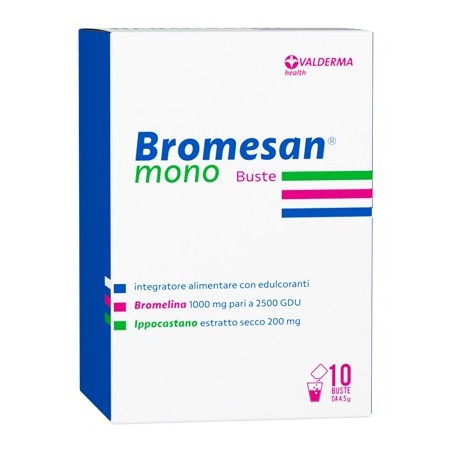 Valderma Bromesan Mono 10 buste - Integratore per il microcircolo Valderma Bromesan Mono 10 buste - Integratore per il microcircolo