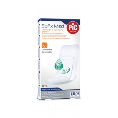 Pic Soffix Med Cerotto post operatorio delicato 20 x 10 cm Pic Soffix Med Cerotto post operatorio delicato 20 x 10 cm